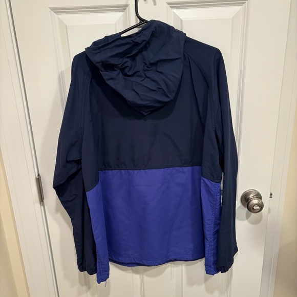 L.L. Bean Anorak Half Zip Blue Purple Outdoor Jacket Womens U.S. XL Reg - Picture 4 of 4